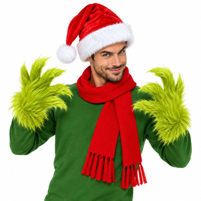 "The Grinch" Zubehör Set 3-tlg. | Mütze, Schal und Handschuhe