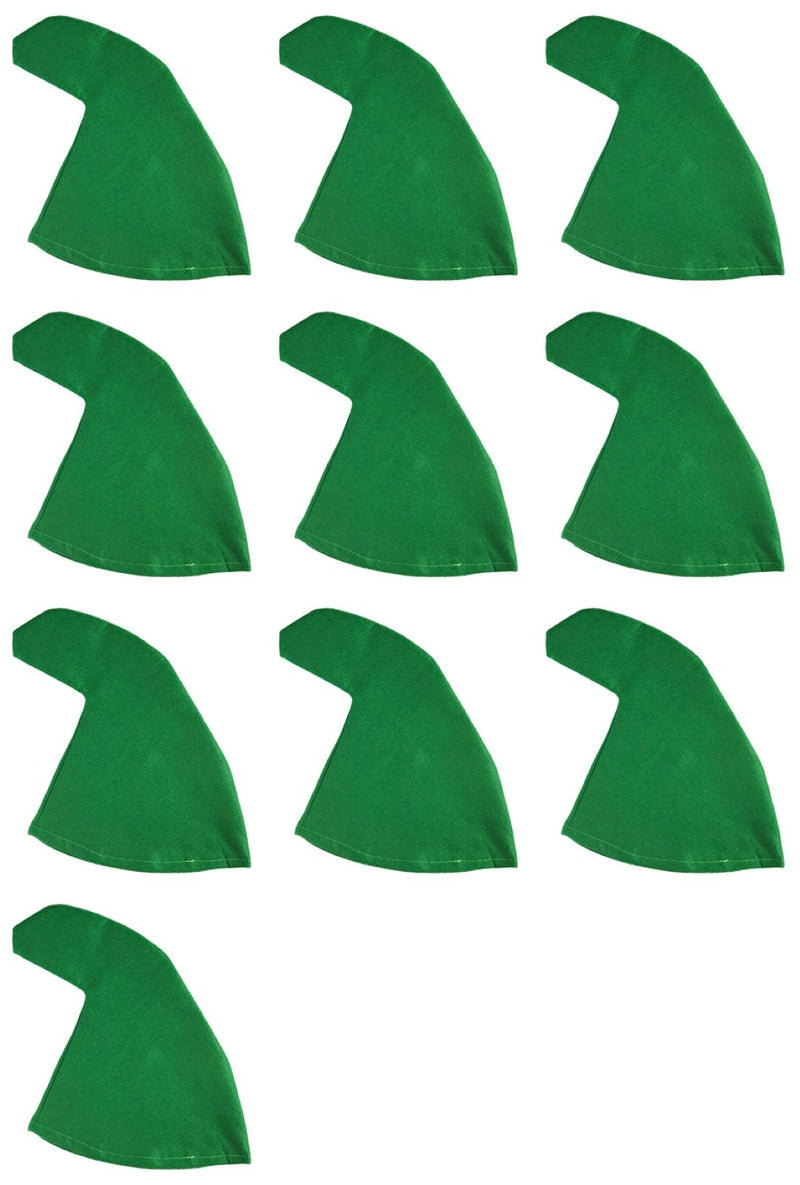 10 Zwergenmützen zum Kostüm Zwerg oder Wichtel | Farbwahl